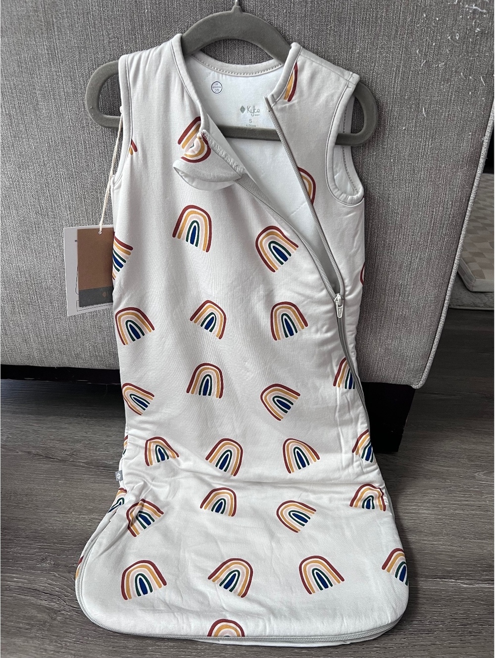 Kyte Baby size small TOG 1 sleep sack natural rainbow